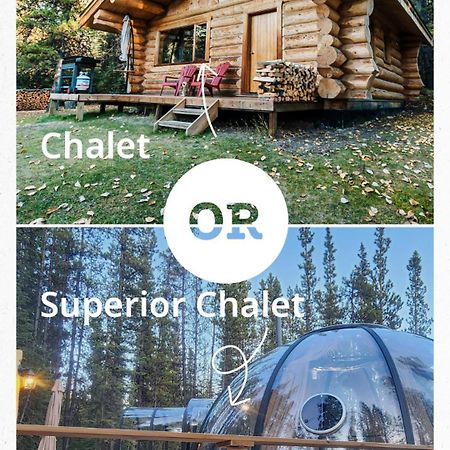 Rocky Mountain Escape Dome & Log Cabin Rentals - Rock Lake Rock Lake Lodge Provincial Park Kültér fotó