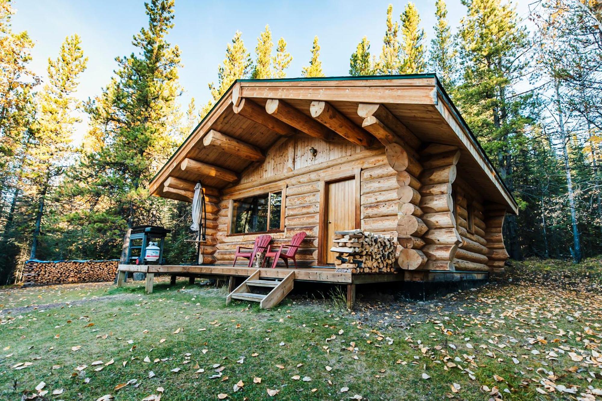 Rocky Mountain Escape Dome & Log Cabin Rentals - Rock Lake Rock Lake Lodge Provincial Park Kültér fotó