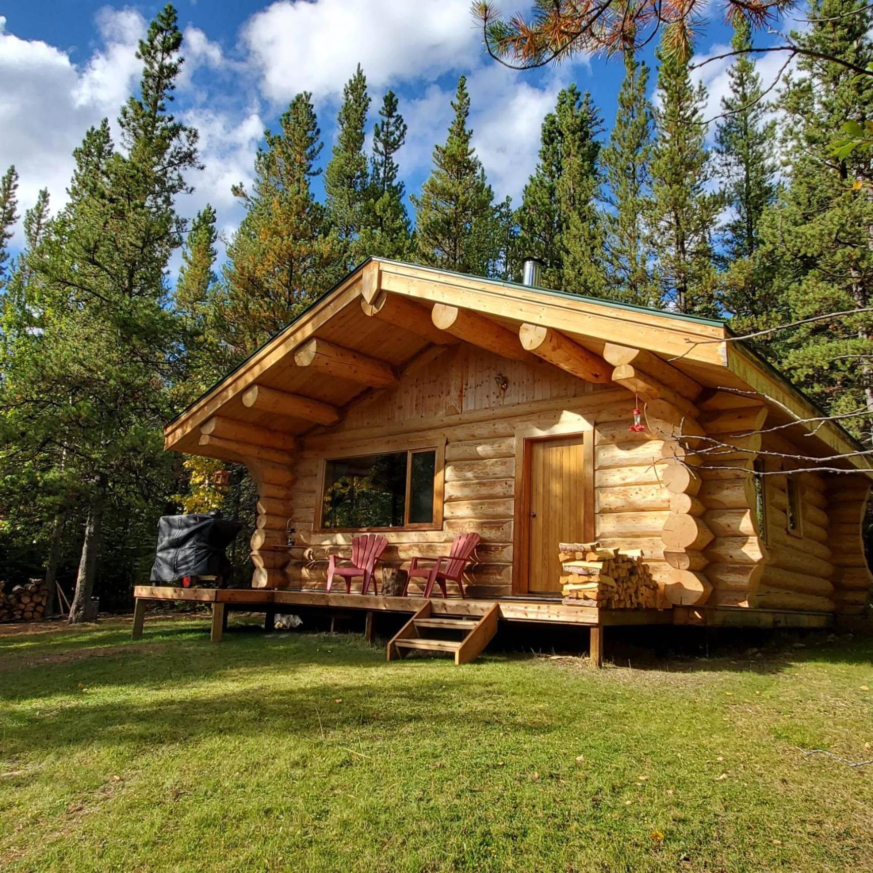 Rocky Mountain Escape Dome & Log Cabin Rentals - Rock Lake Rock Lake Lodge Provincial Park Kültér fotó