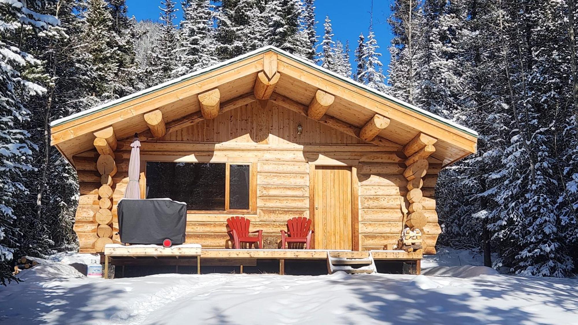 Rocky Mountain Escape Dome & Log Cabin Rentals - Rock Lake Rock Lake Lodge Provincial Park Kültér fotó