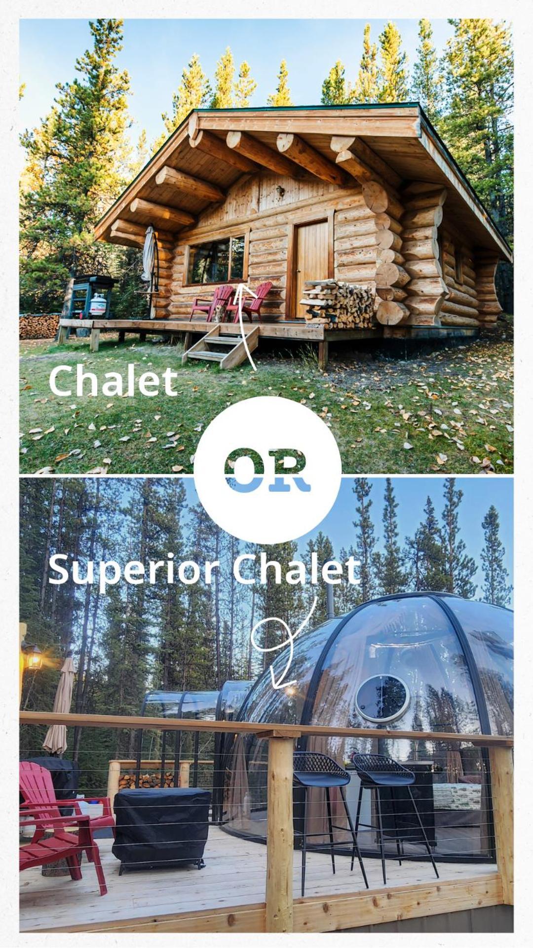 Rocky Mountain Escape Dome & Log Cabin Rentals - Rock Lake Rock Lake Lodge Provincial Park Kültér fotó